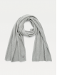 essential knit scarf p01 light grey heather
